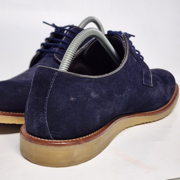 To Boot Navy Blue Suede Oxfords main image 8